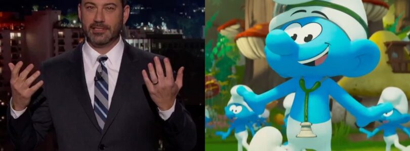Jimmy Kimmel Joins the Voice Cast of the Upcoming Smurfs Movie