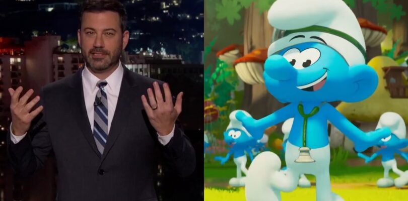 Jimmy Kimmel Joins the Voice Cast of the Upcoming Smurfs Movie